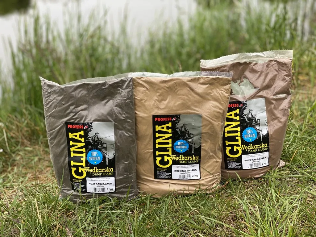 różne rodzaje gliny wędkarskiej