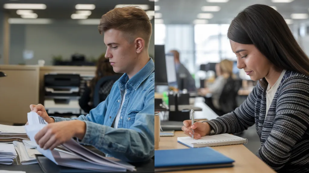 r&oacute;żnice staż komercyjny a PUP