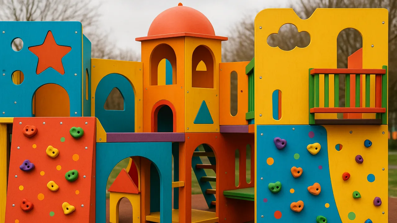 porównanie drewna sosna modrzew dąb na plac zabaw