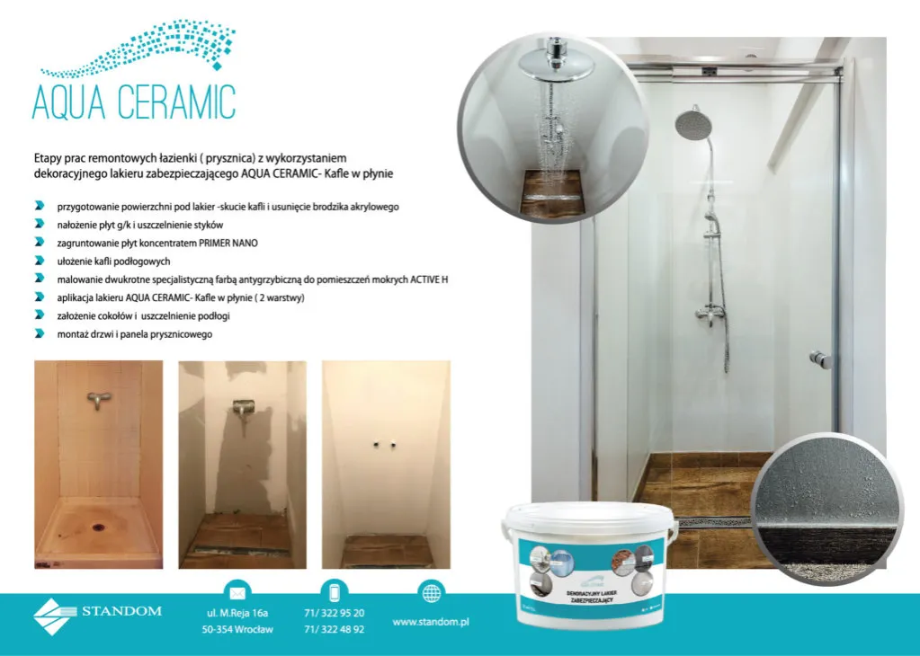 przygotowanie lakieru pod ceramikę etapy