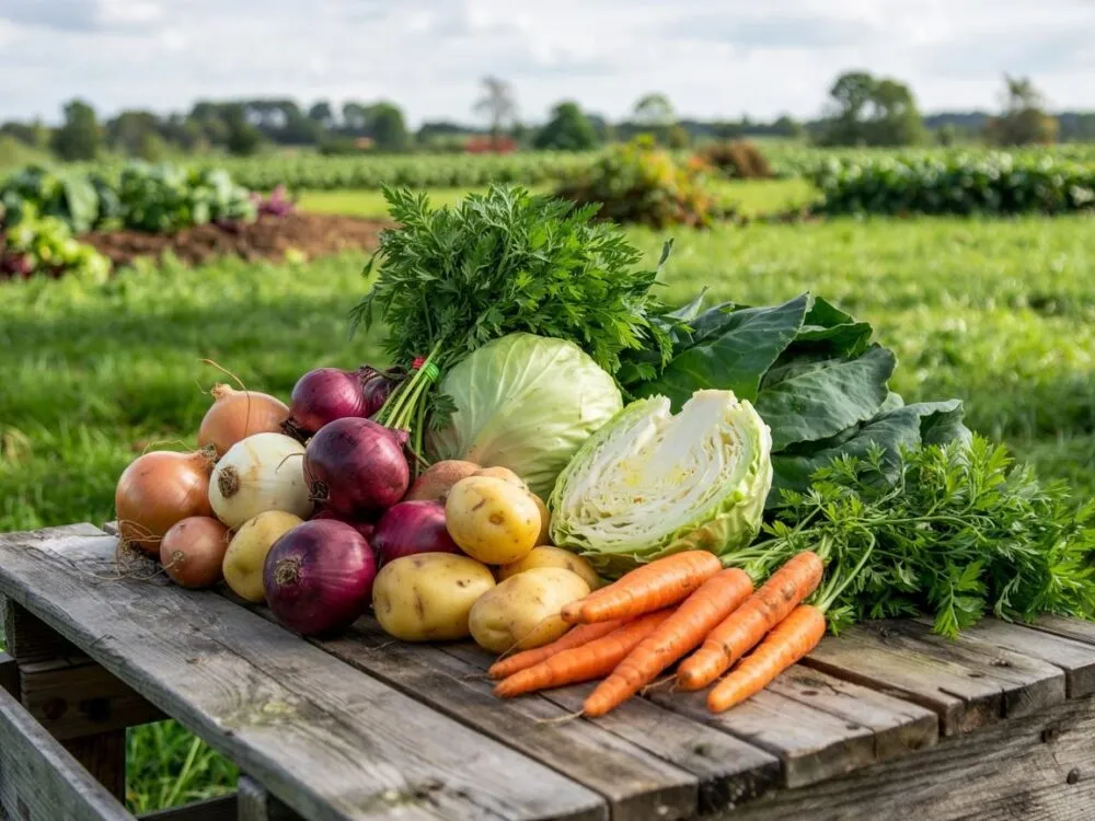 różnorodność zdrowych warzyw w Polsce
