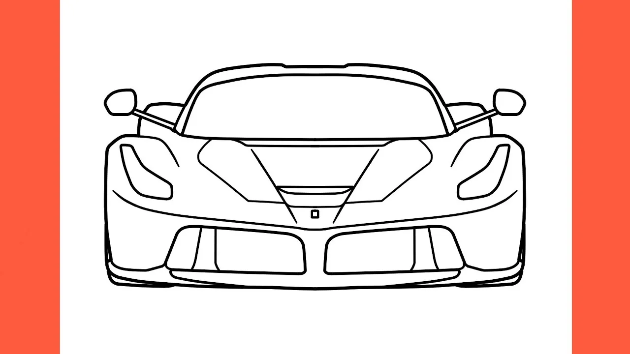 Jak narysować Ferrari LaFerrari