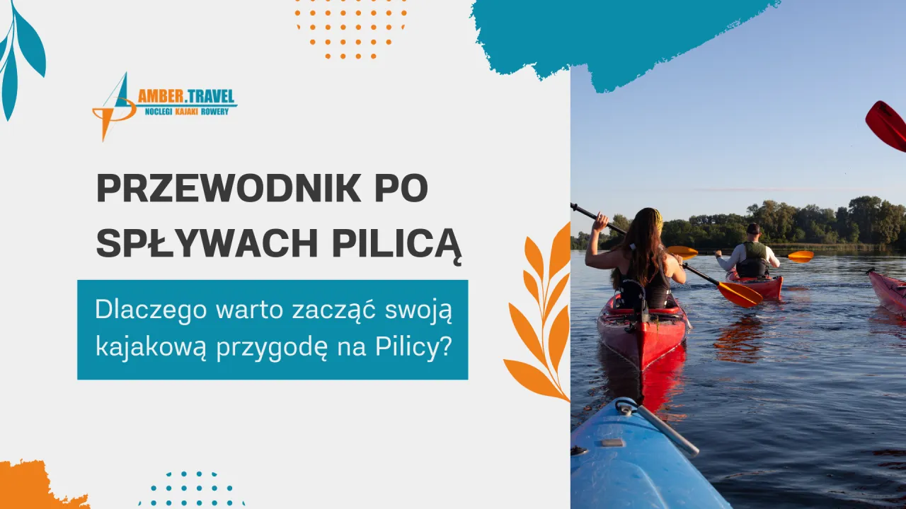 Mapa tras spływ&oacute;w kajakowych Pilica Spała