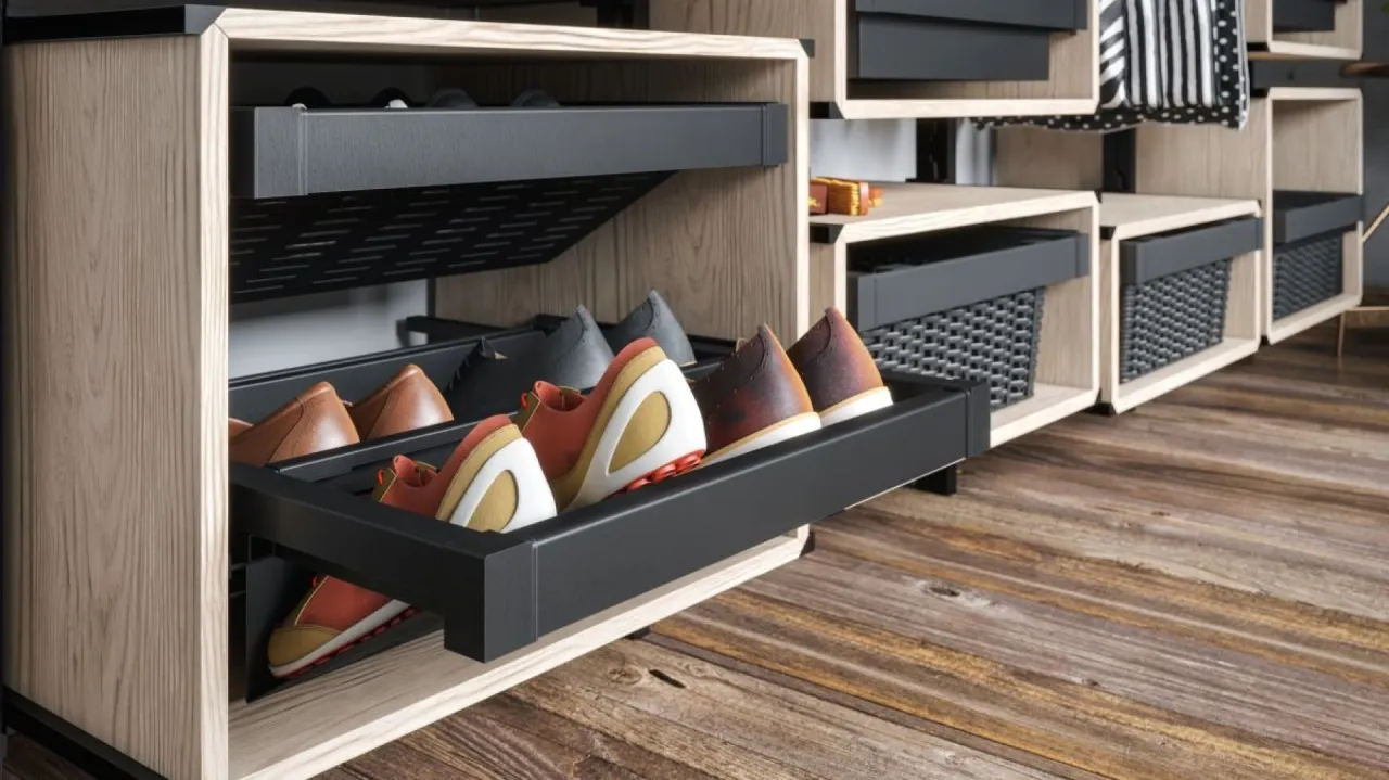 Inspiracje na przechowywanie but&oacute;w w małym przedpokoju