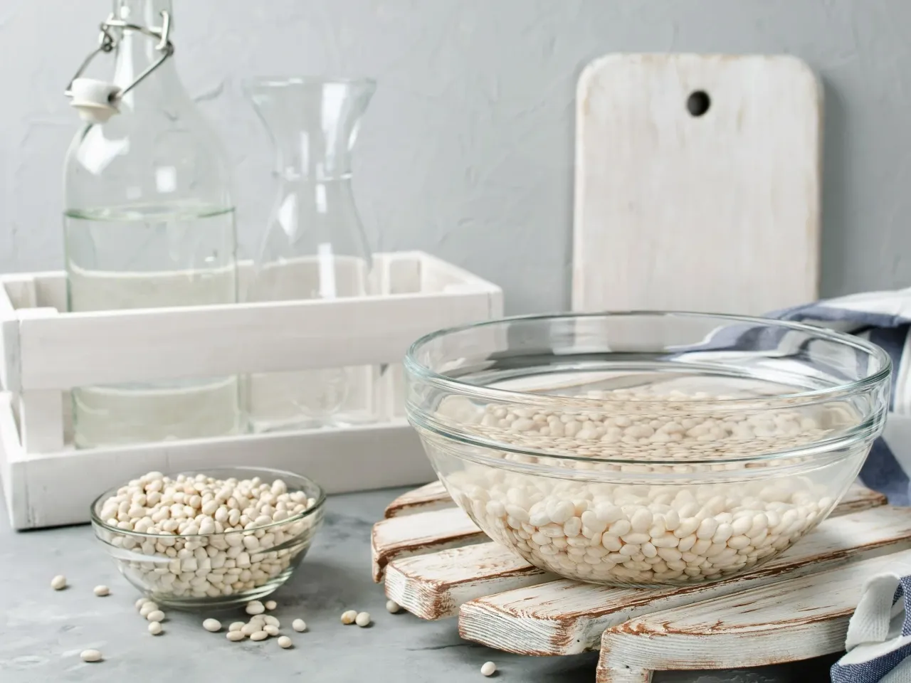 moczenie grochu w misce