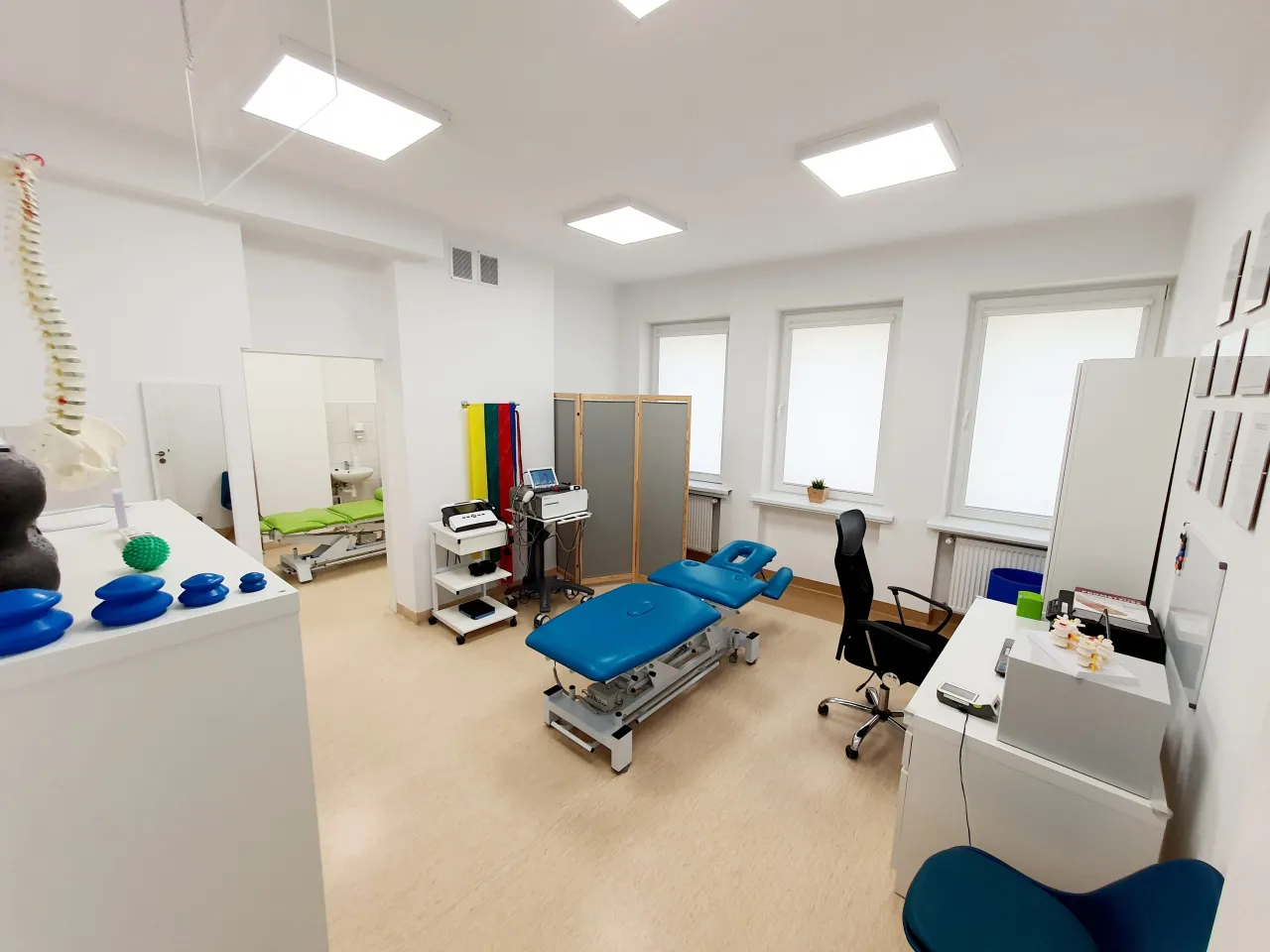 nowoczesny gabinet fizjoterapii