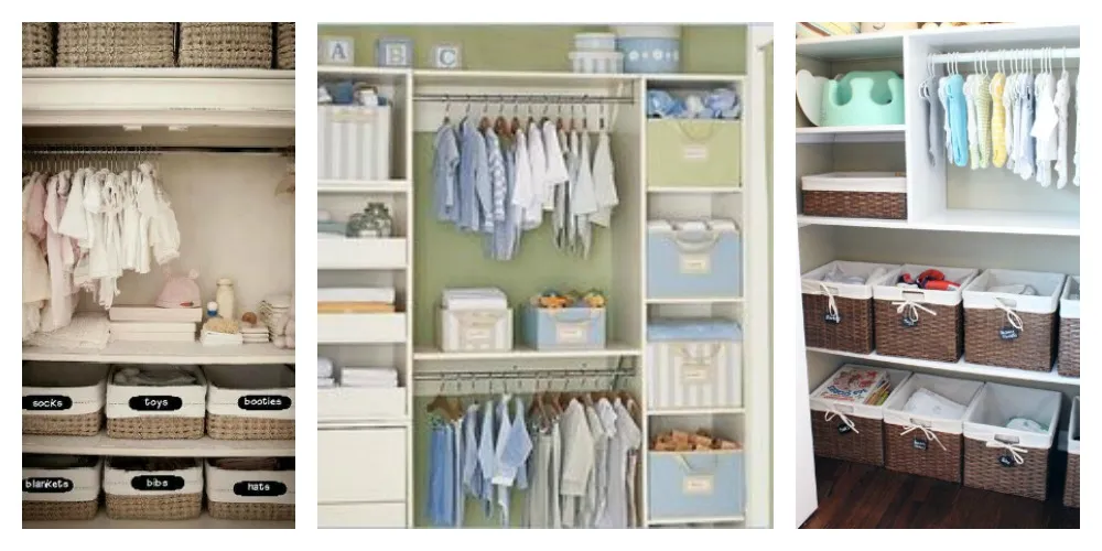 metoda czterech pudełek organizacja szafy