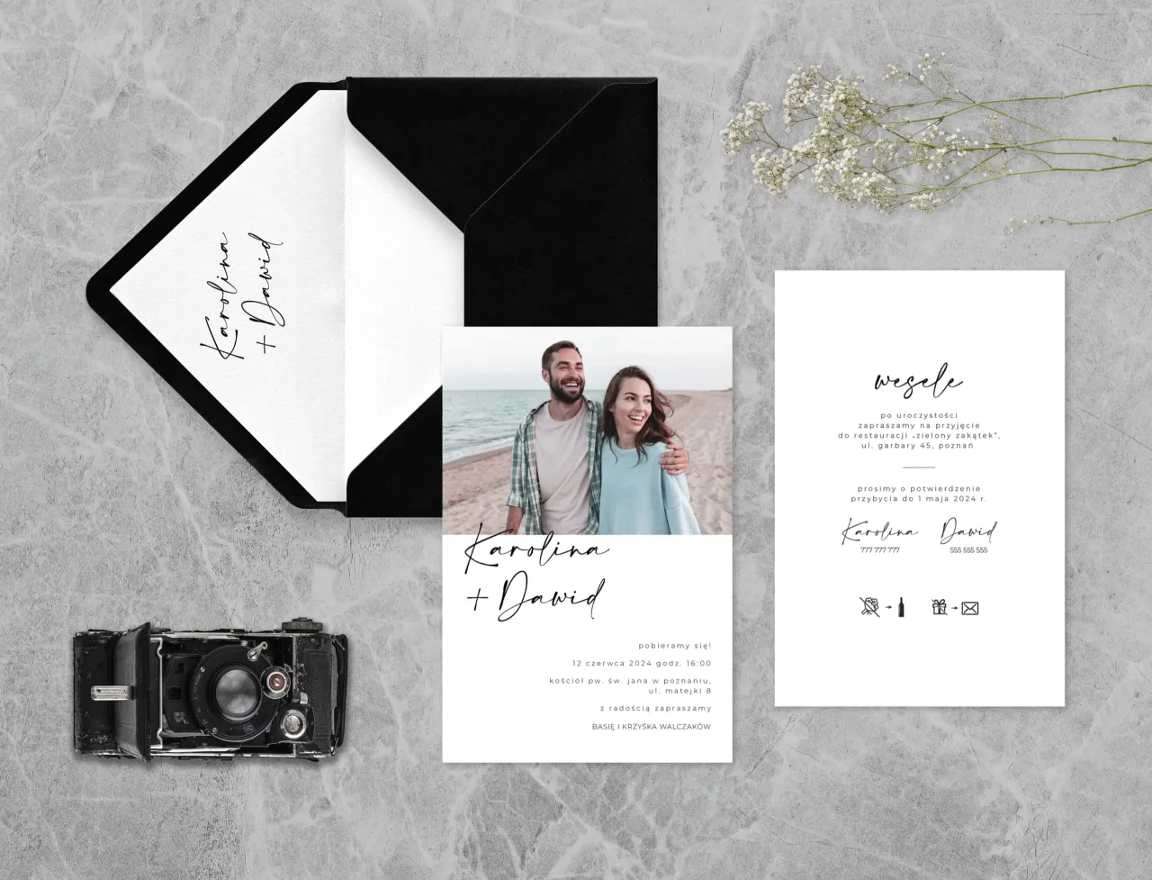 Por&oacute;wnanie zaproszeń papierowych i elektronicznych