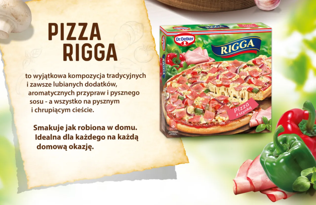 Dr Oetker pizza rodzaje i czasy pieczenia