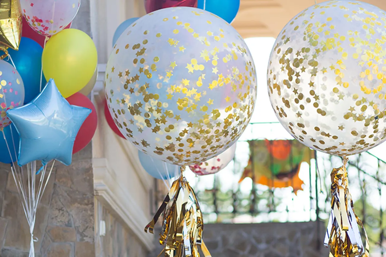 balony z konfetti inspiracje