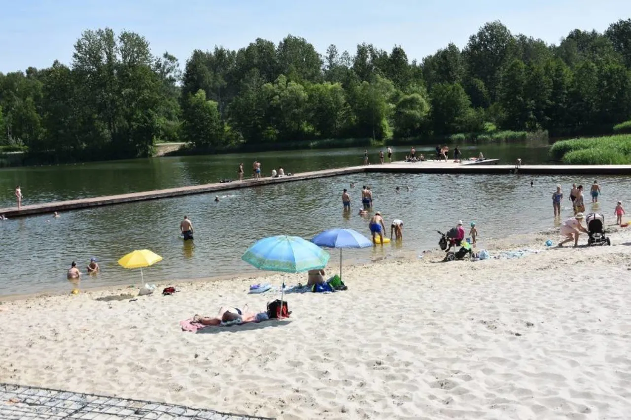 Park Lisiniec Częstochowa plaża