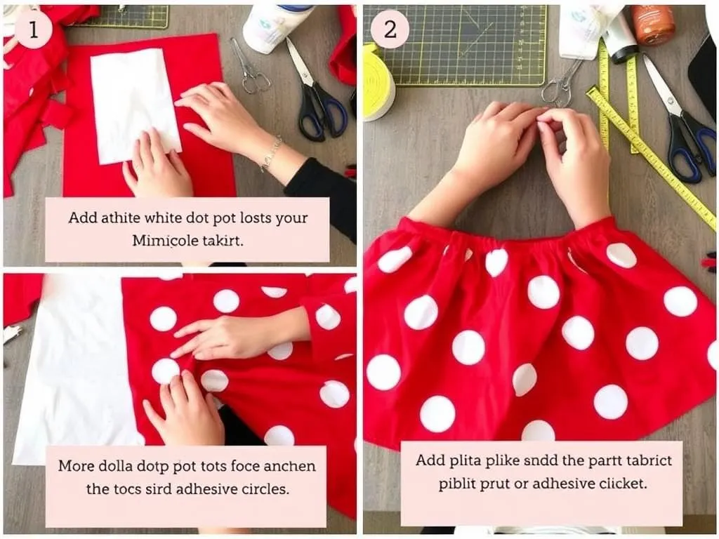 Strój Myszki Minnie DIY