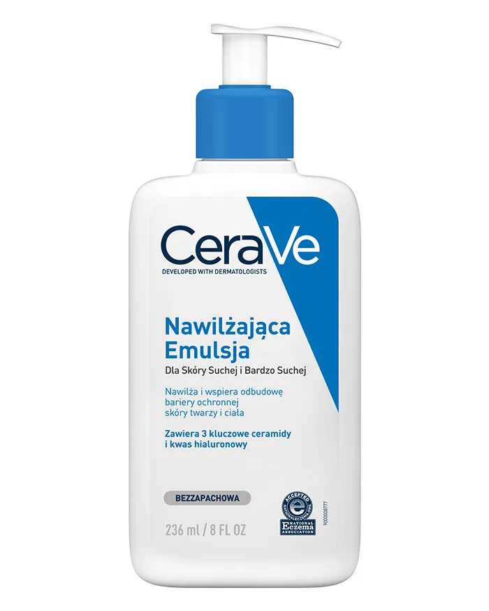 Zdjęcie CeraVe balsam czy emulsja – który produkt lepiej nawilża skórę?