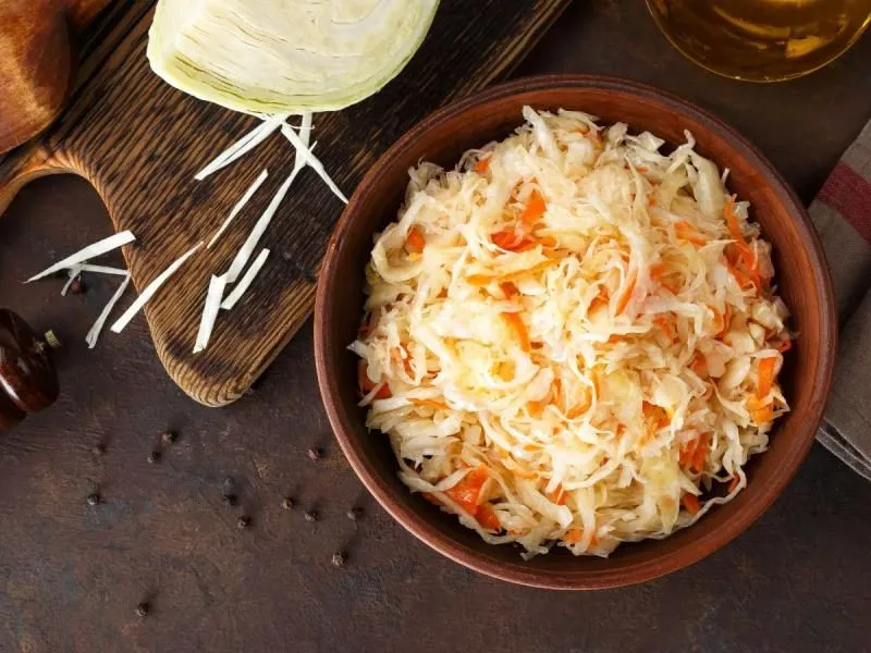 Zdjęcie Ile gotować kapustę kiszoną na farsz, aby uniknąć twardości?