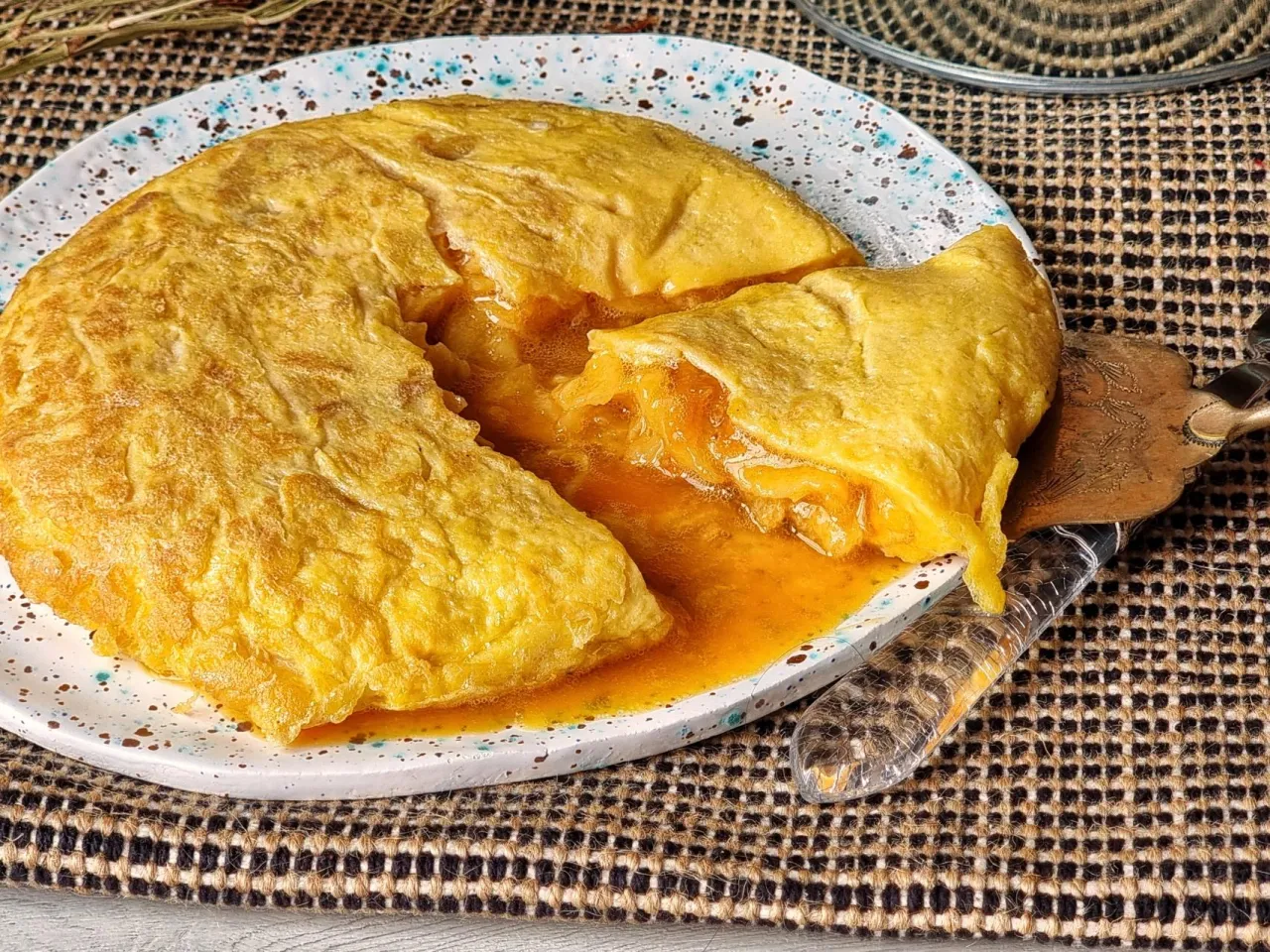 tortilla de Betanzos jugosa