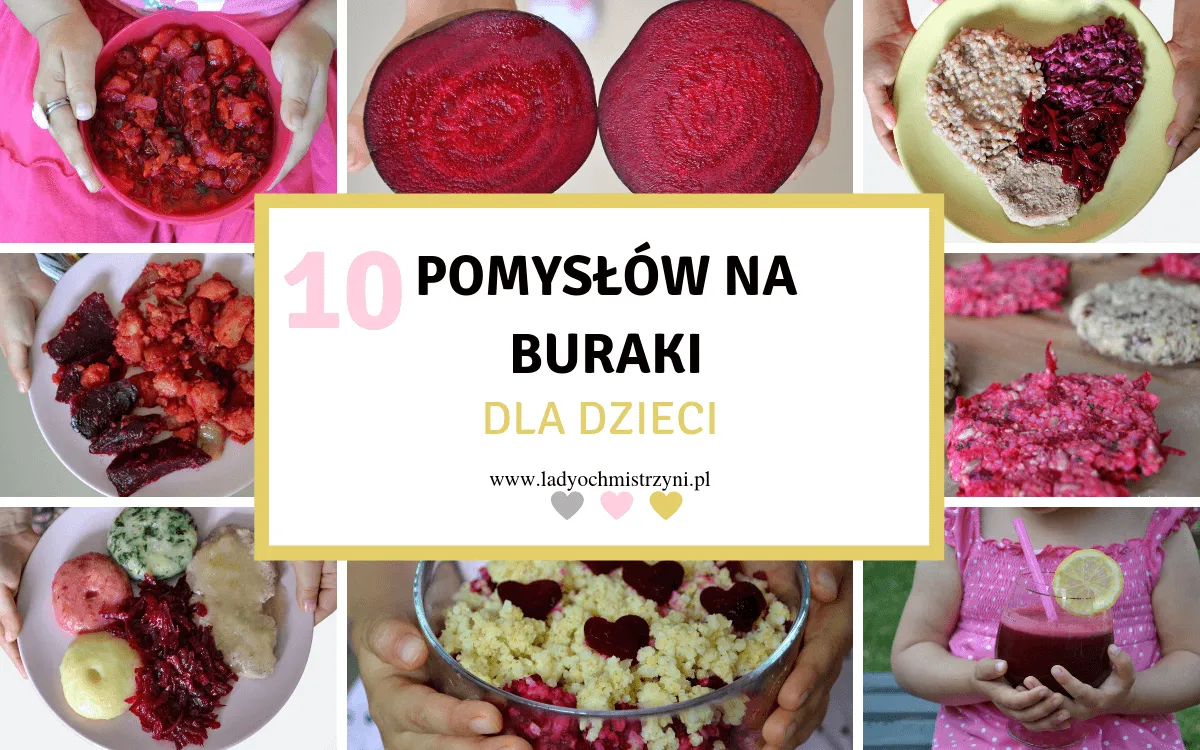 kreatywne dania z buraka dla niemowląt