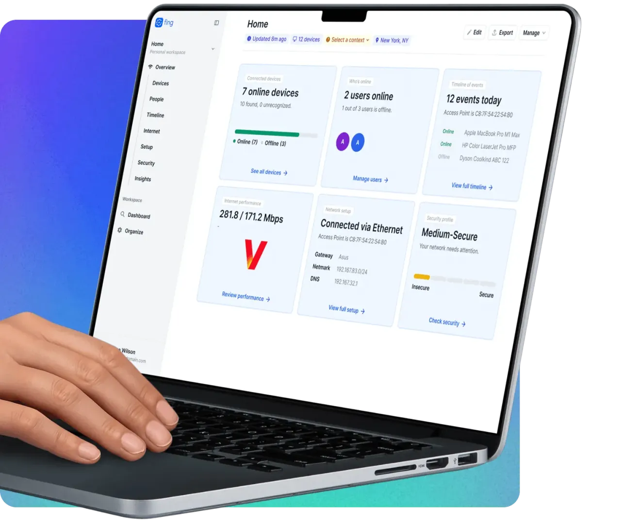 Fing App Mac Netzwerkscan Ergebnis