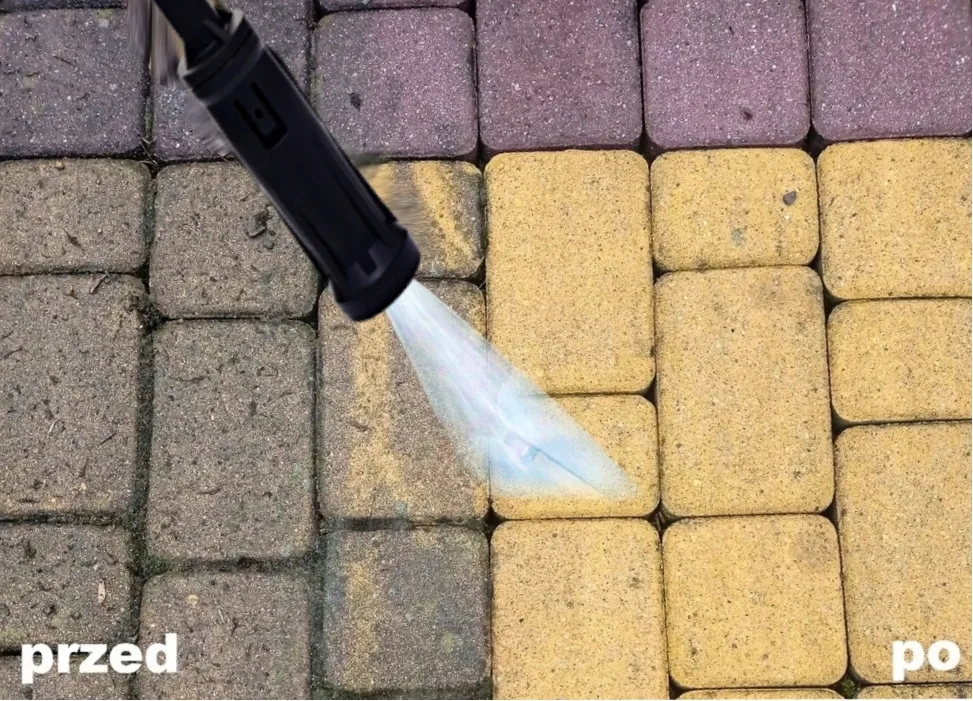 różne zastosowania myjki ciśnieniowej samochód kostka elewacja