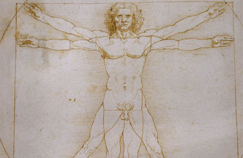 Leonardo da Vinci Vitruvianischer Mensch