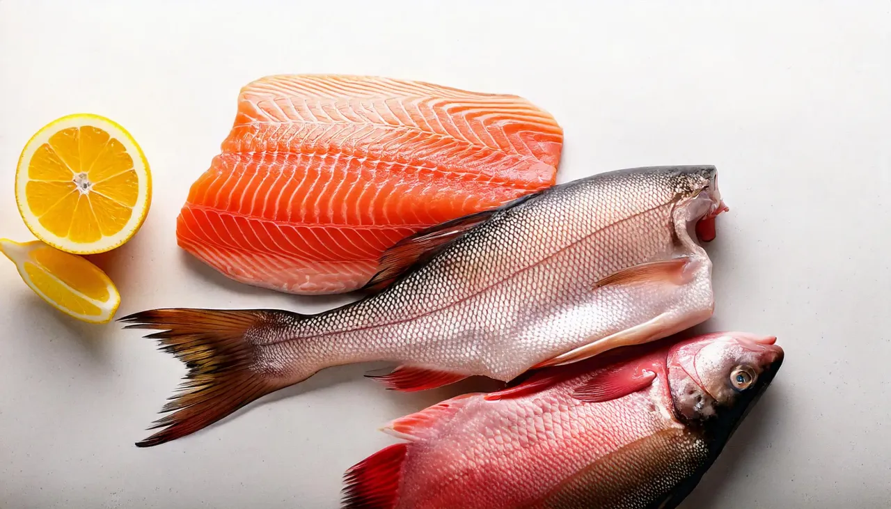 r&oacute;żne rodzaje ryb do zupy