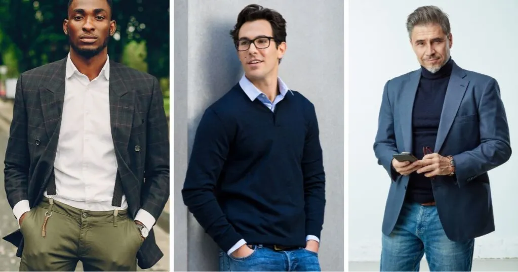 przykłady stylizacji casual dla kobiet i mężczyzn