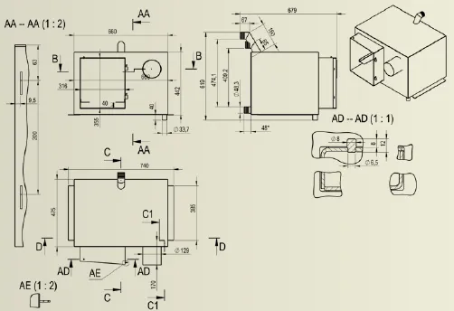 Rodzaje piec&oacute;w do balii ogrodowej schemat