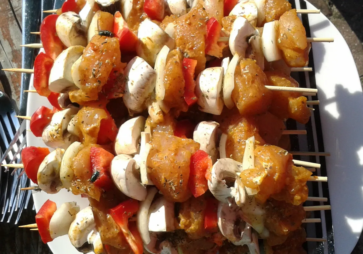 marynowana pierś kurczaka na szaszłyki