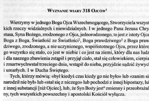 Zdjęcie Który z soborów powszechnych ustanowił wyznanie wiary credo i jego znaczenie