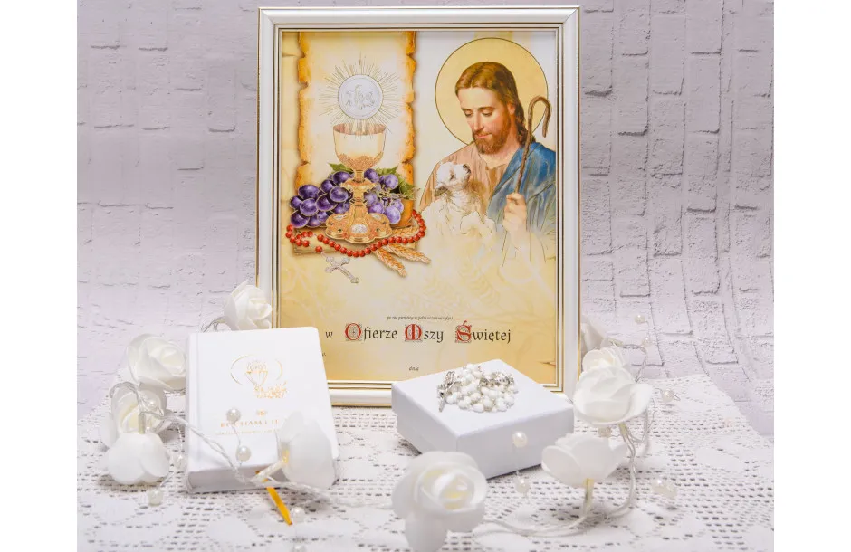 prezenty religijne komunijne dla chłopca