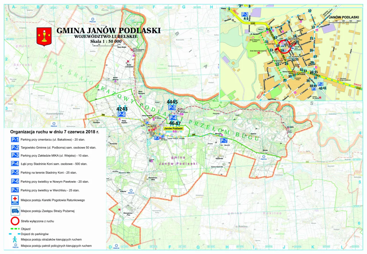 Stadnina Koni Janów Podlaski mapa dojazdu
