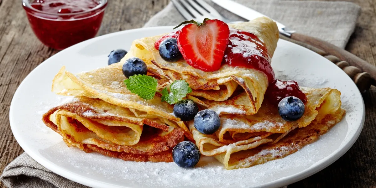 różne rodzaje naleśników na słodko