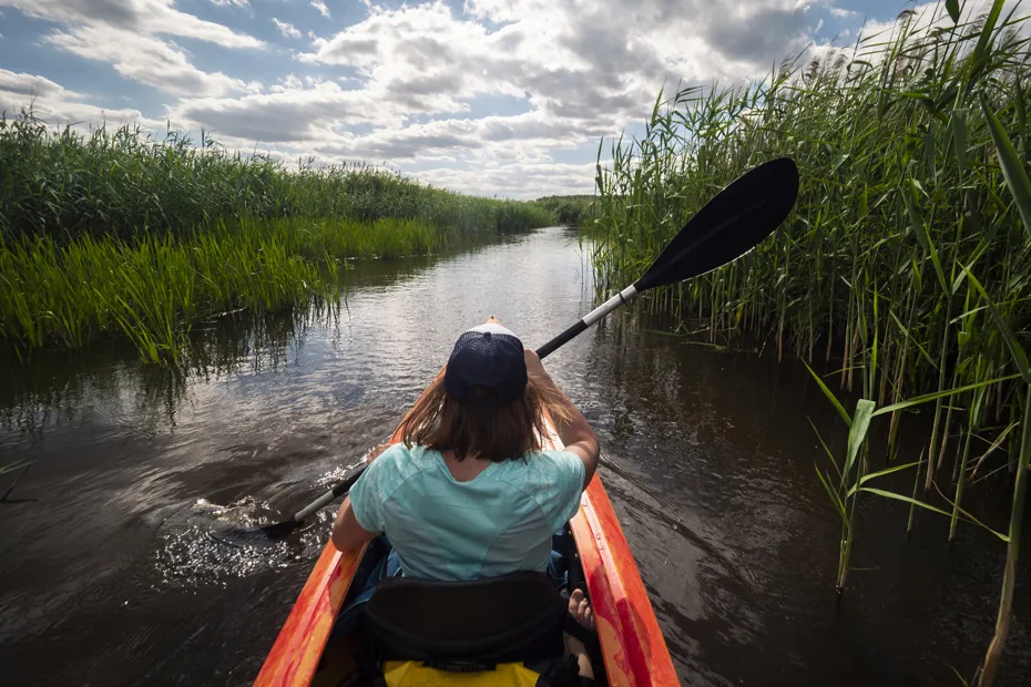 kajakarze na spływie pilicą