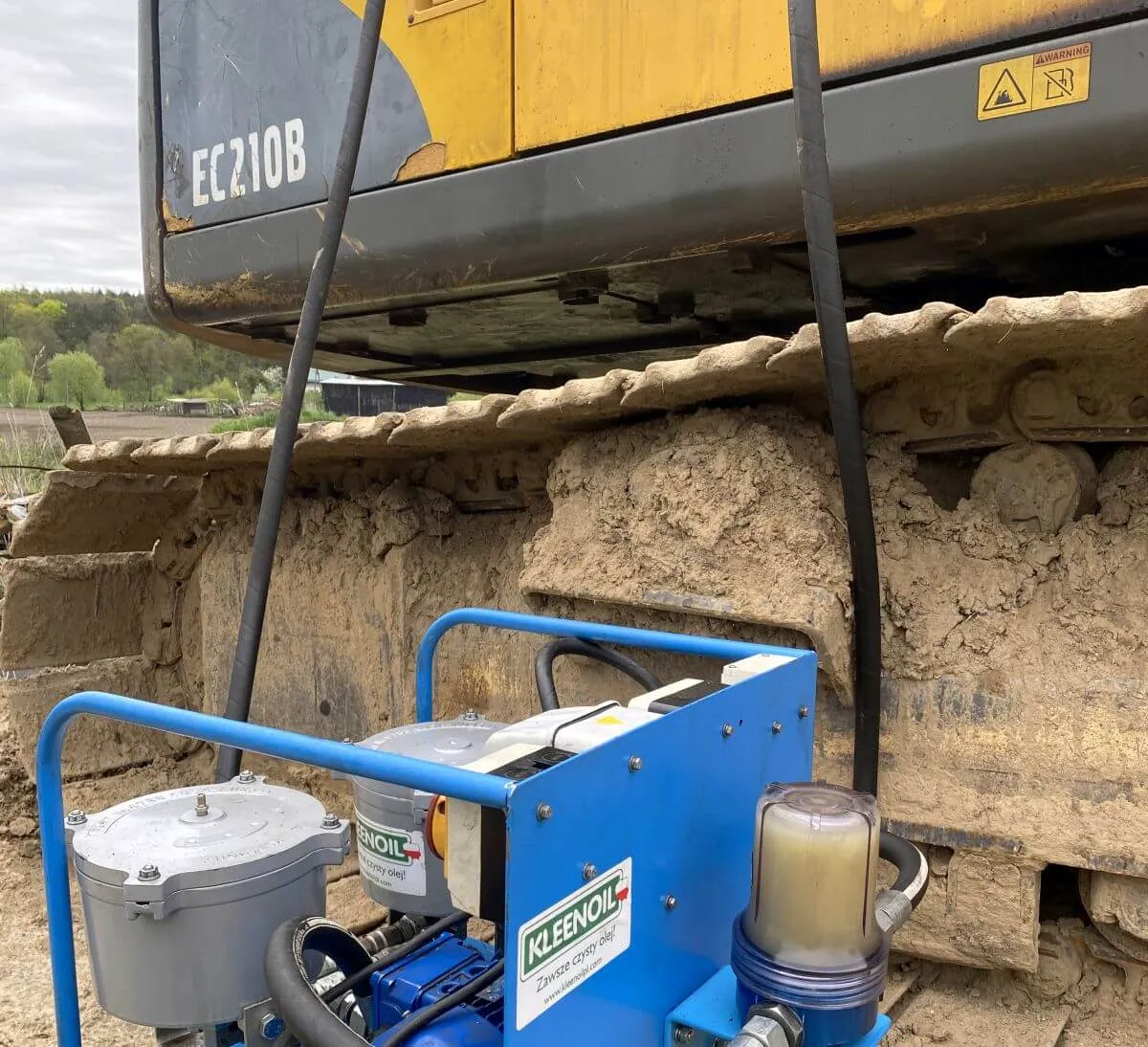 olej silnikowy koparka interwały wymiany