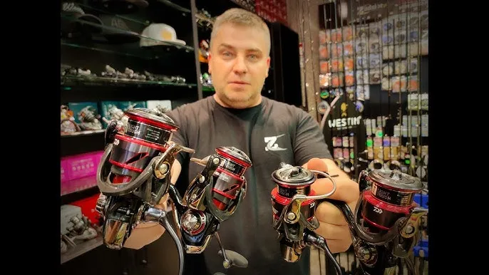 różne rozmiary kołowrotków spinningowych