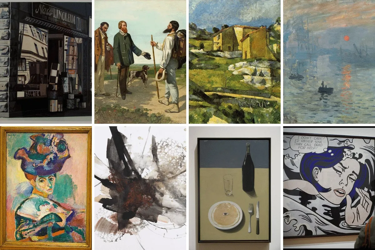 verschiedene coole bilder malstile inspiration