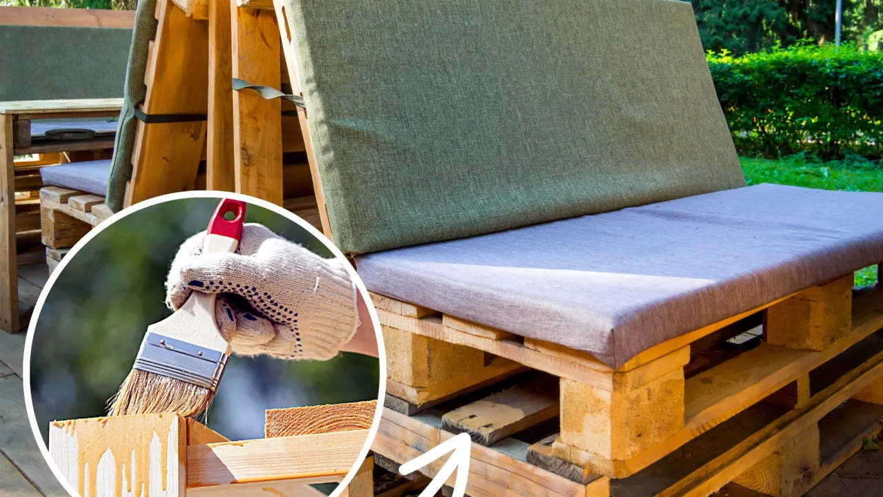 zalety mebli z palet DIY ekologia oszczędność