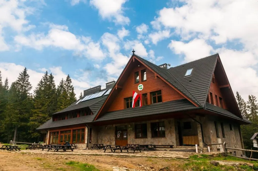 Markowe Szczawiny schronisko Babia Góra