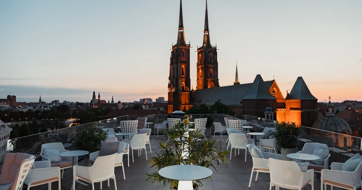 Wrocław restauracja z widokiem na miasto