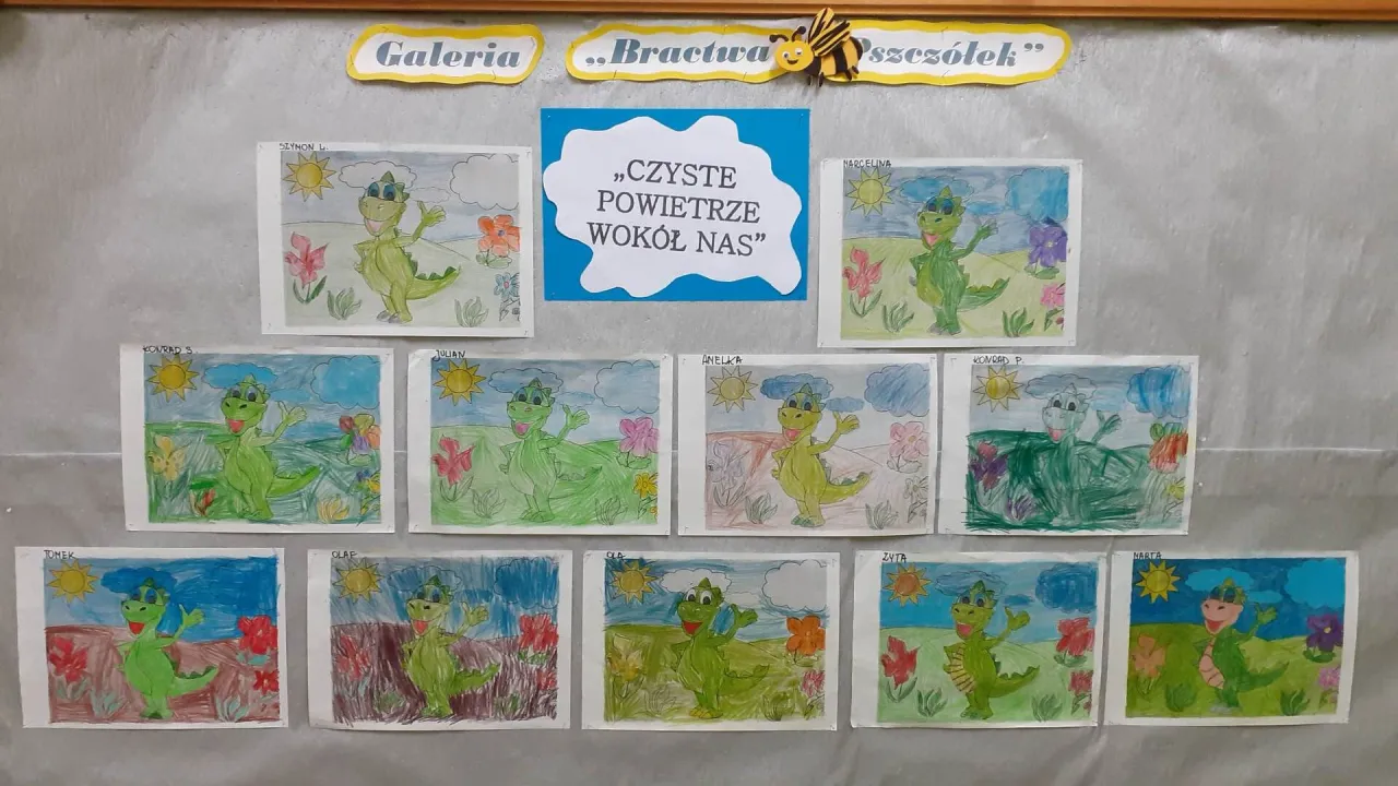 Prace plastyczne czyste powietrze przedszkole