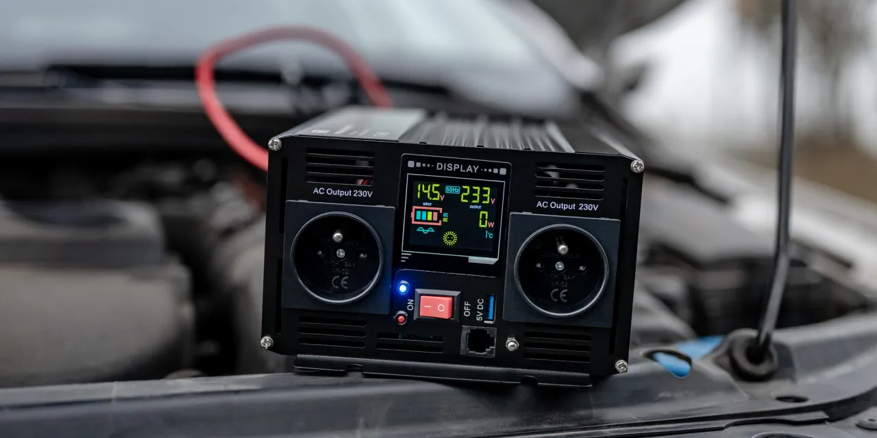 Schemat działania przetwornicy czysta sinusoida