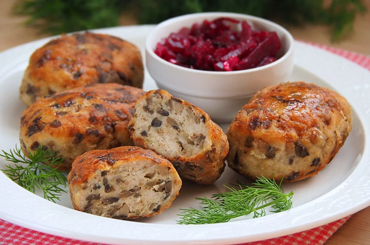 składniki do soczystego mielonego indyka