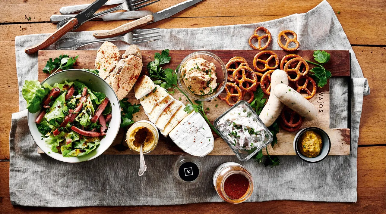 Verschiedene traditionelle deutsche Beilagen