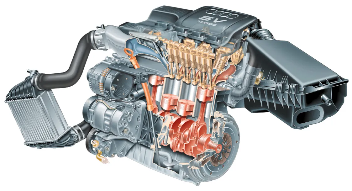 1.8T Motor Schnittbild