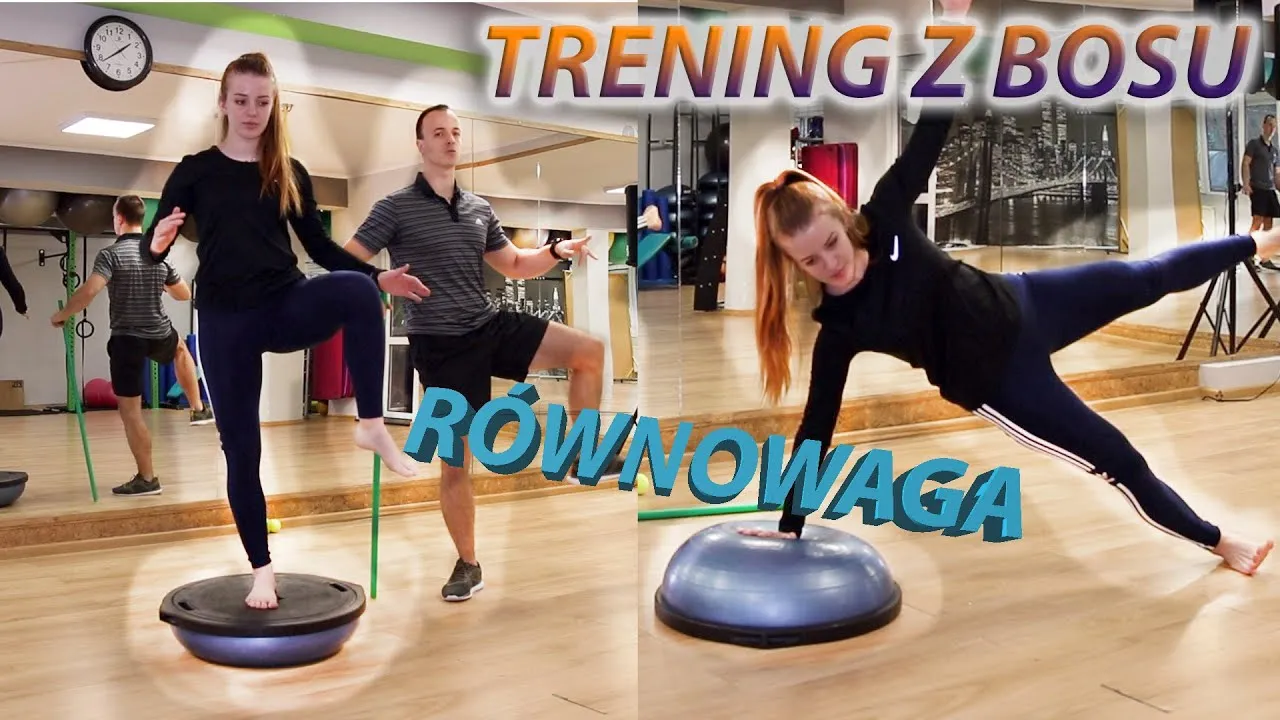 ćwiczenia równowagi bosu