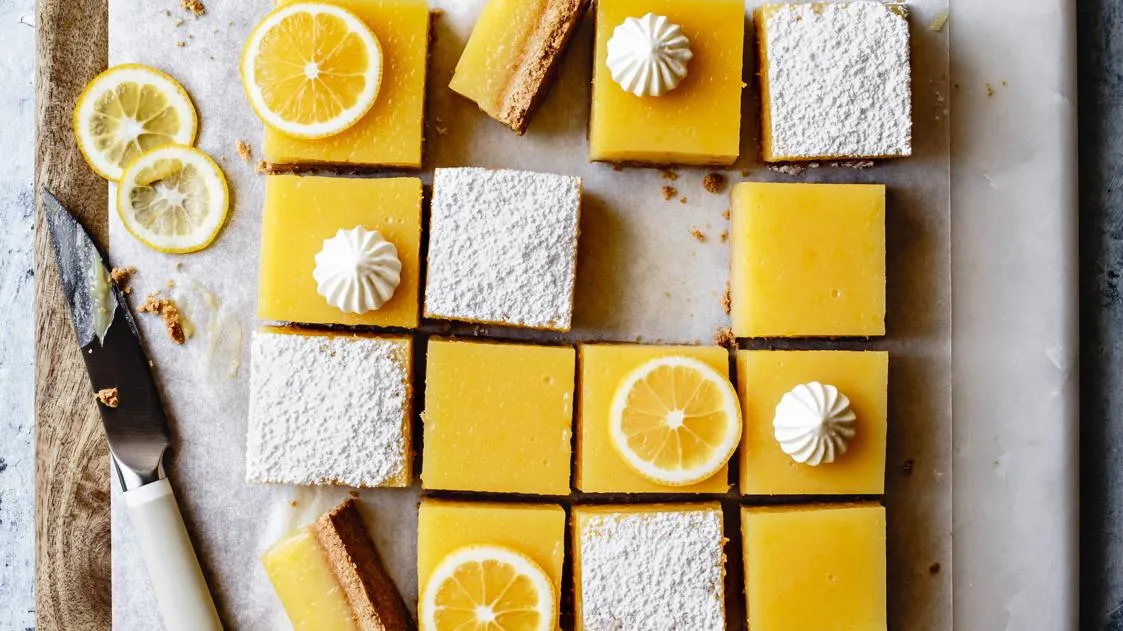 ingredienti lemon bar freschi