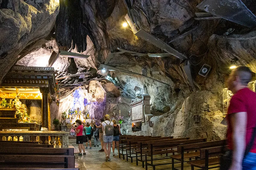 Monte Pellegrino grota Świętej Rozalii