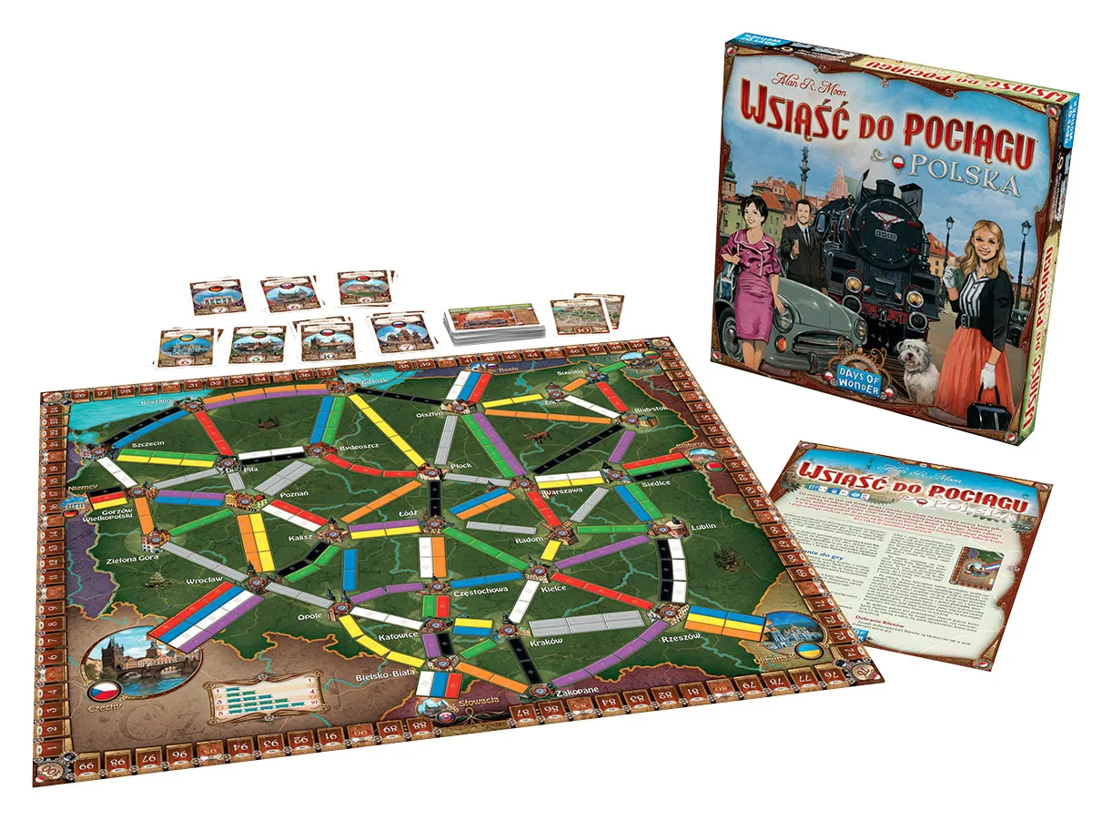 Wsiąść do Pociągu Kolekcja Map Polska