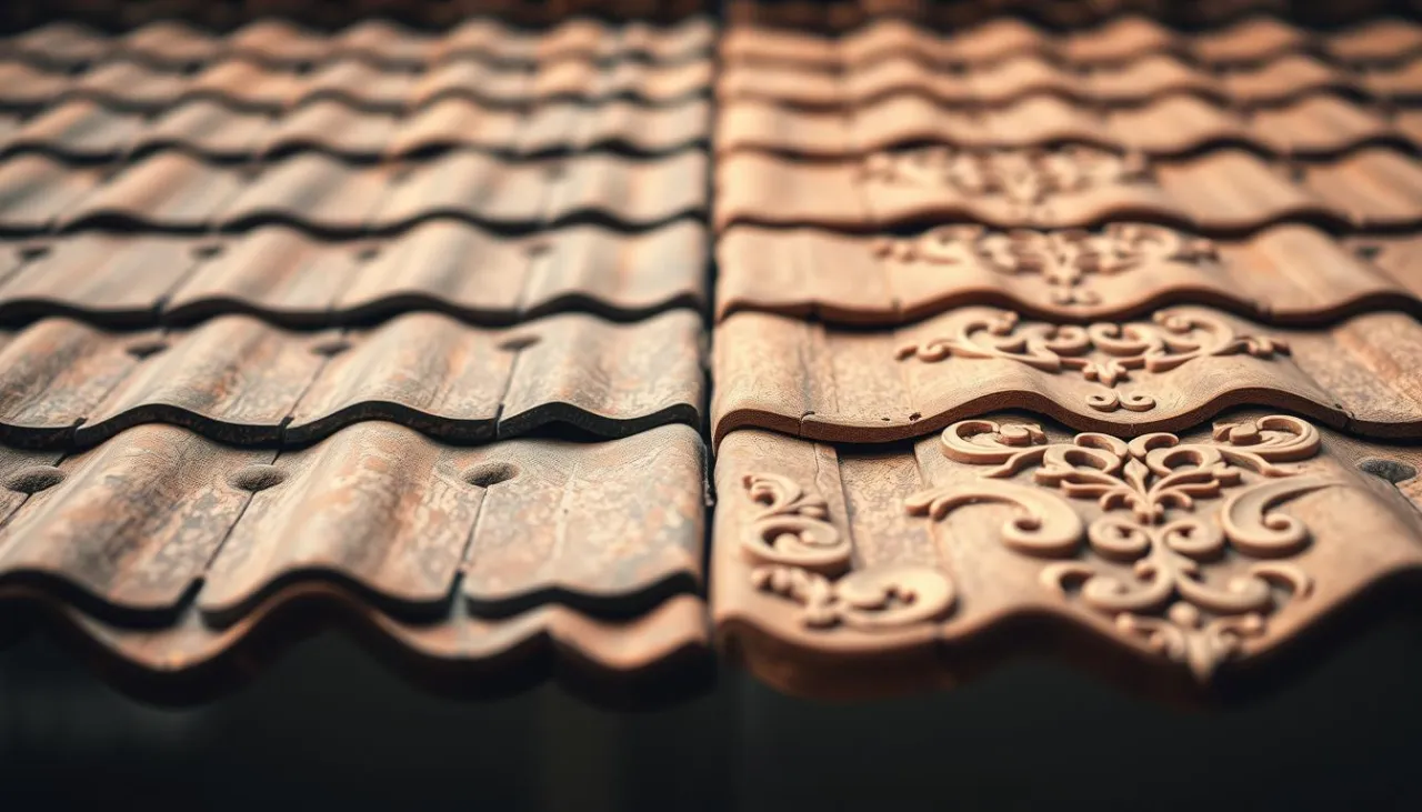 dach&oacute;wka karpi&oacute;wka układanie w łuskę i w koronkę por&oacute;wnanie