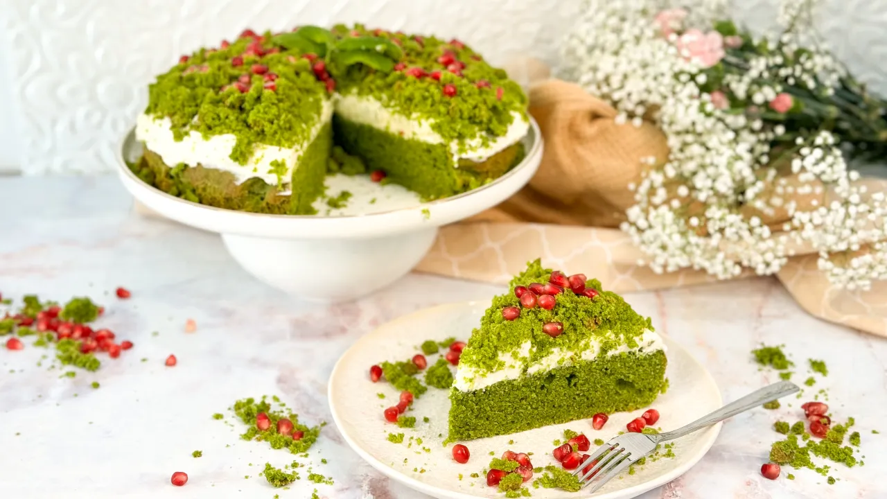 składniki ciasta leśny mech wpływ na kolor