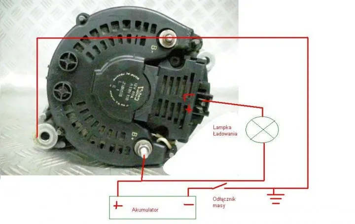 alternator t25 schemat podłączenia narzędzia
